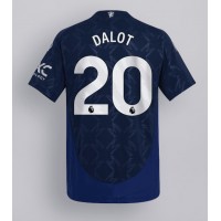 Muški Nogometni Dres Manchester United Diogo Dalot #20 Gostujuci 2024-25 Kratak Rukav